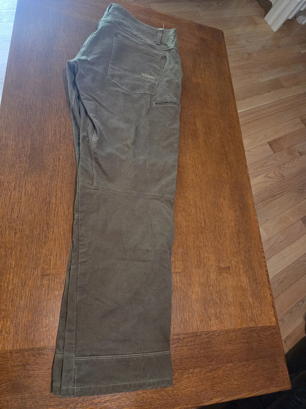 KÜHL RYDR Brown Outdoor Utility Pants - Back Pocket Detail